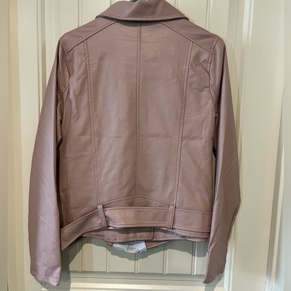 NWOT ZENANA Faux Leather Biker Jacket - Picture 2 of 3